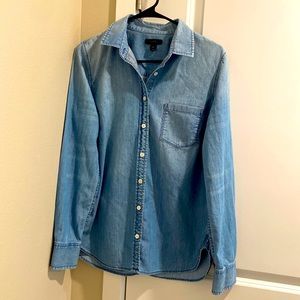 Denim Long sleeves Polo J. Crew